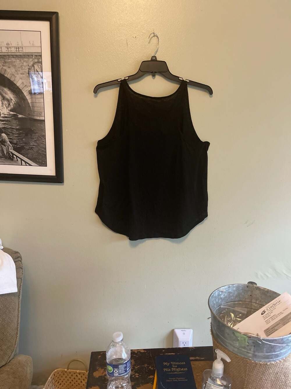 Wound Up Black Celestial Crescent Moon Graphic Tank Top XXXL, Whimsey Goth, Moon - Picture 2 of 4